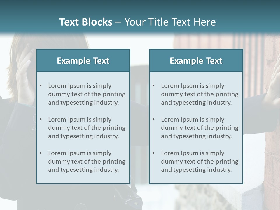 Old Human Pain PowerPoint Template