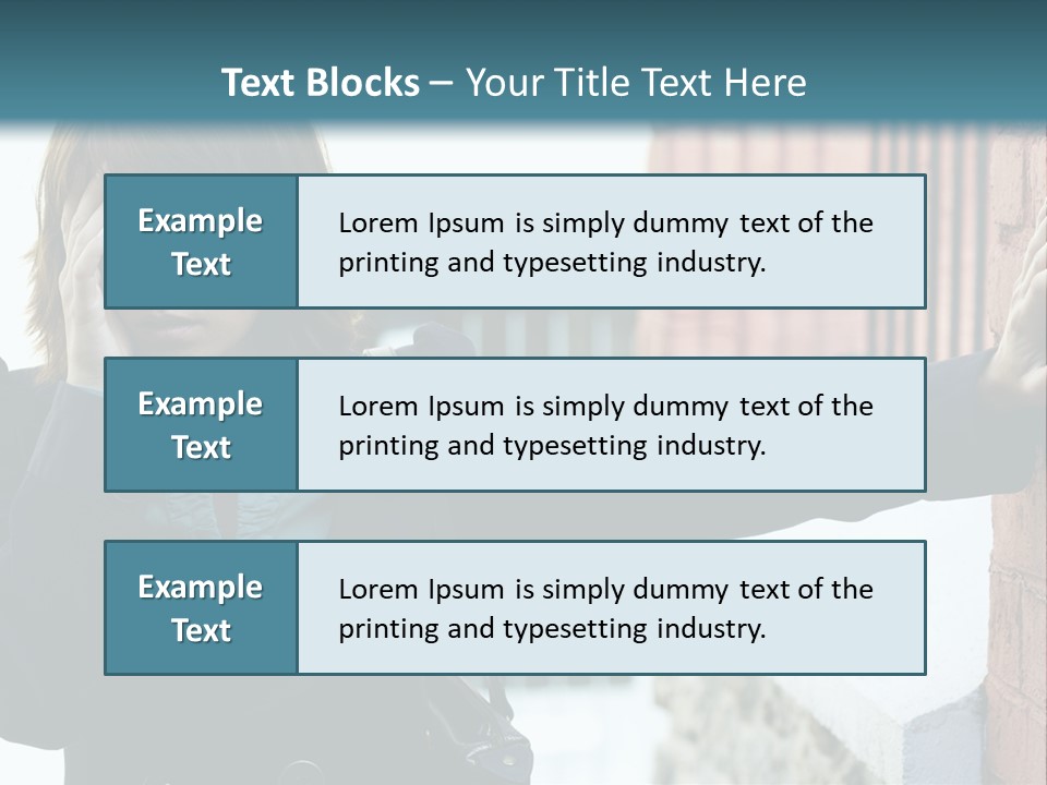 Old Human Pain PowerPoint Template