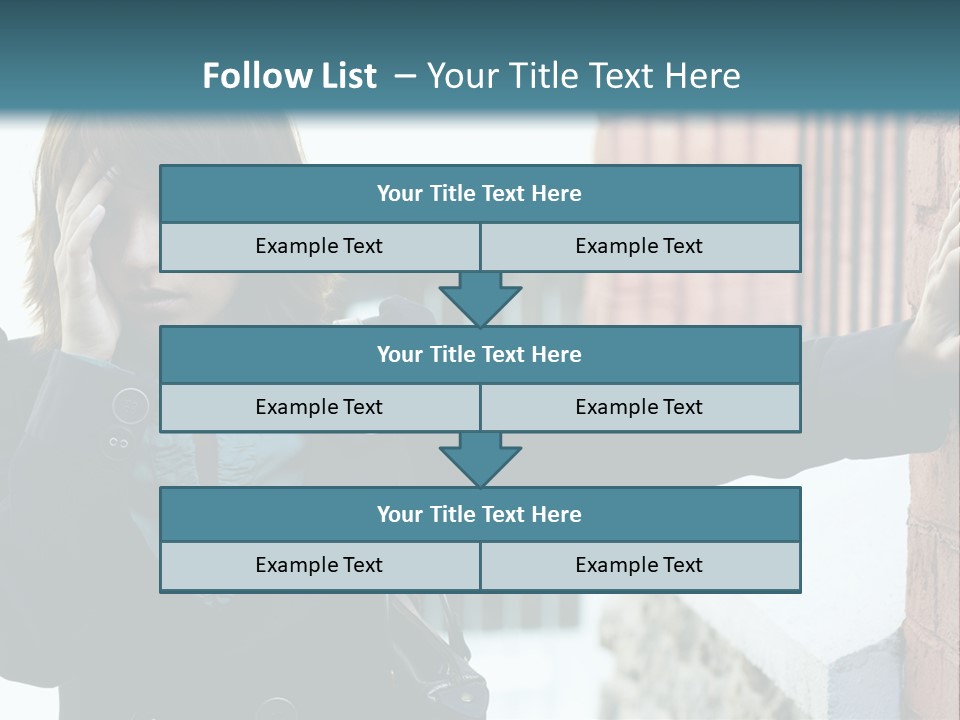Old Human Pain PowerPoint Template