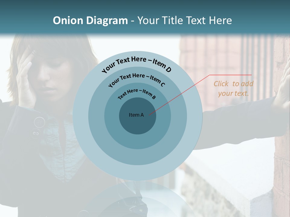 Old Human Pain PowerPoint Template