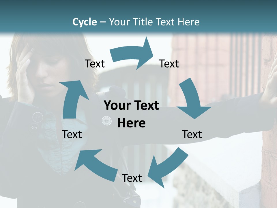 Old Human Pain PowerPoint Template