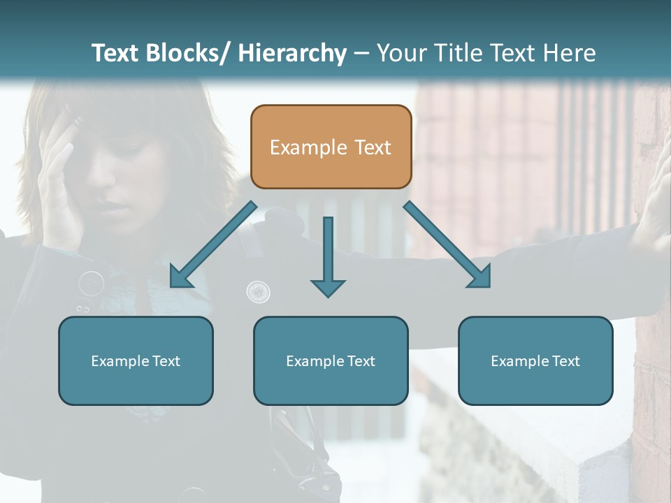 Old Human Pain PowerPoint Template