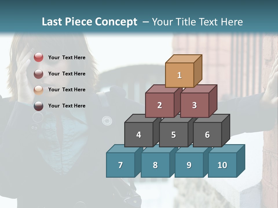 Old Human Pain PowerPoint Template