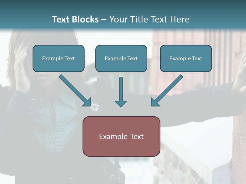 Old Human Pain PowerPoint Template