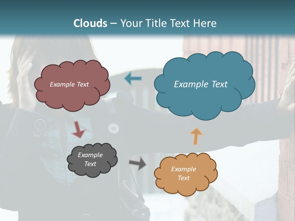 Old Human Pain PowerPoint Template