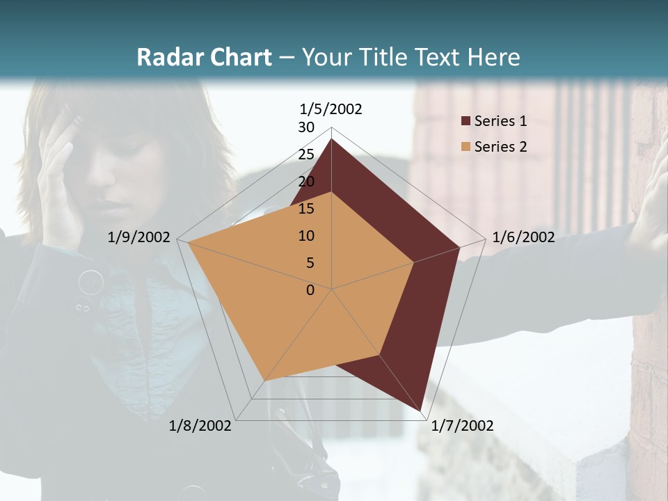 Old Human Pain PowerPoint Template