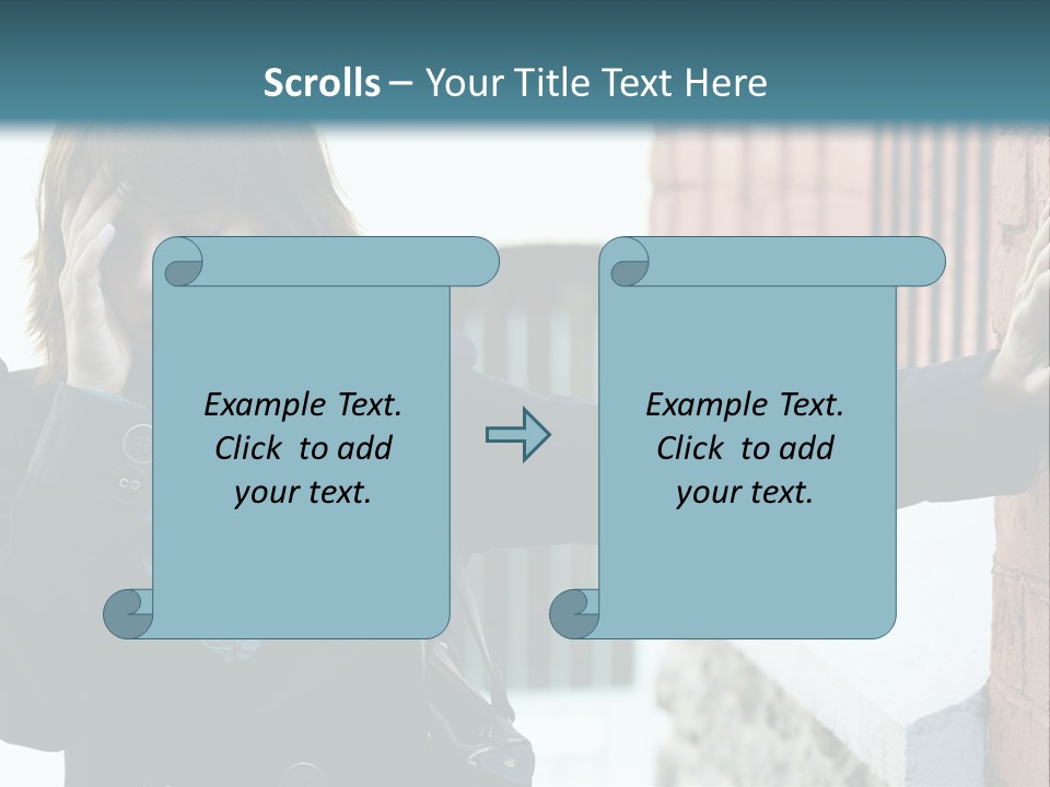 Old Human Pain PowerPoint Template