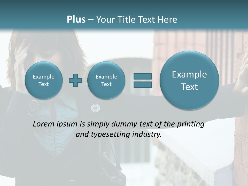Old Human Pain PowerPoint Template