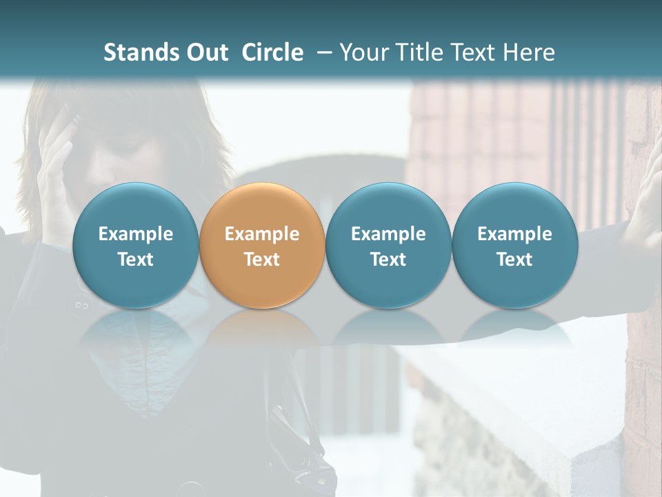 Old Human Pain PowerPoint Template