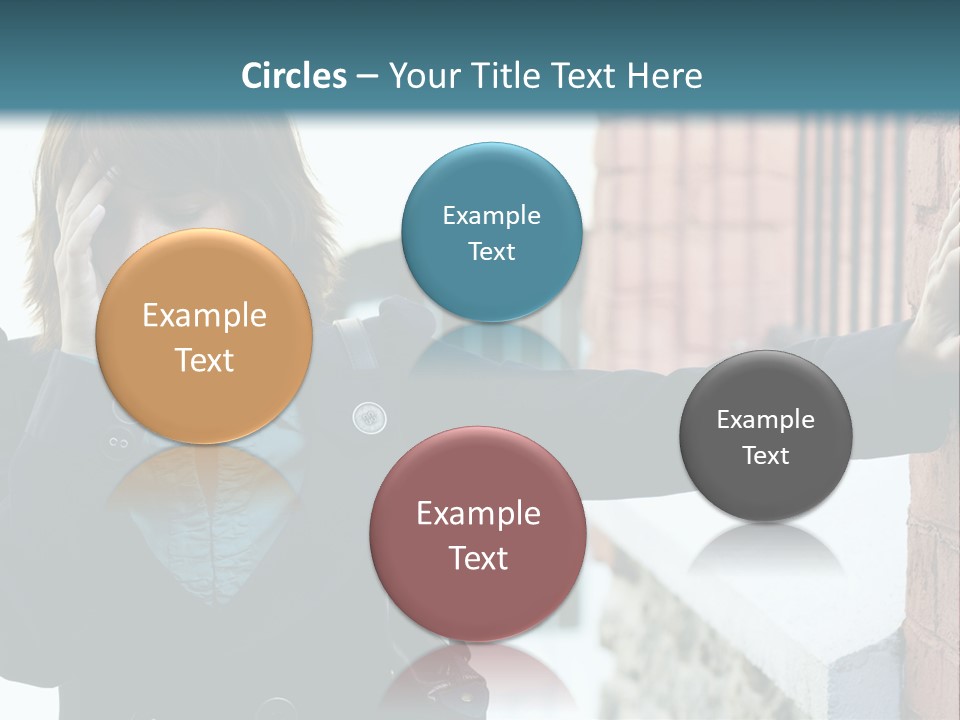 Old Human Pain PowerPoint Template