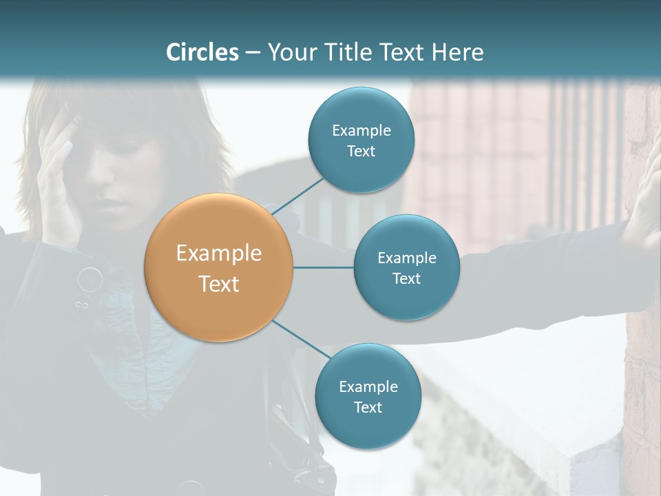 Old Human Pain PowerPoint Template