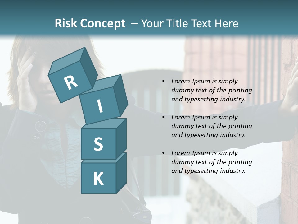 Old Human Pain PowerPoint Template
