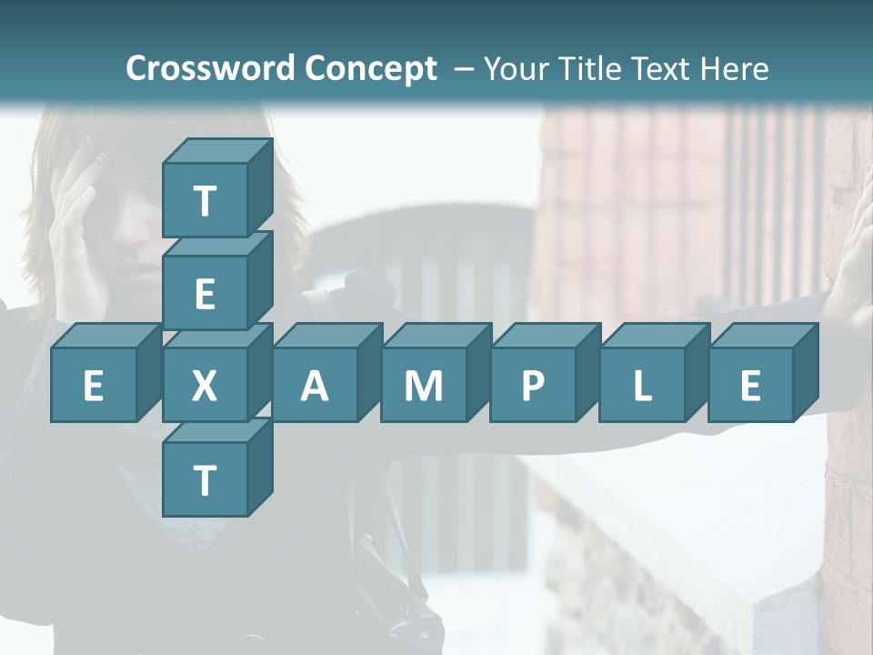 Old Human Pain PowerPoint Template