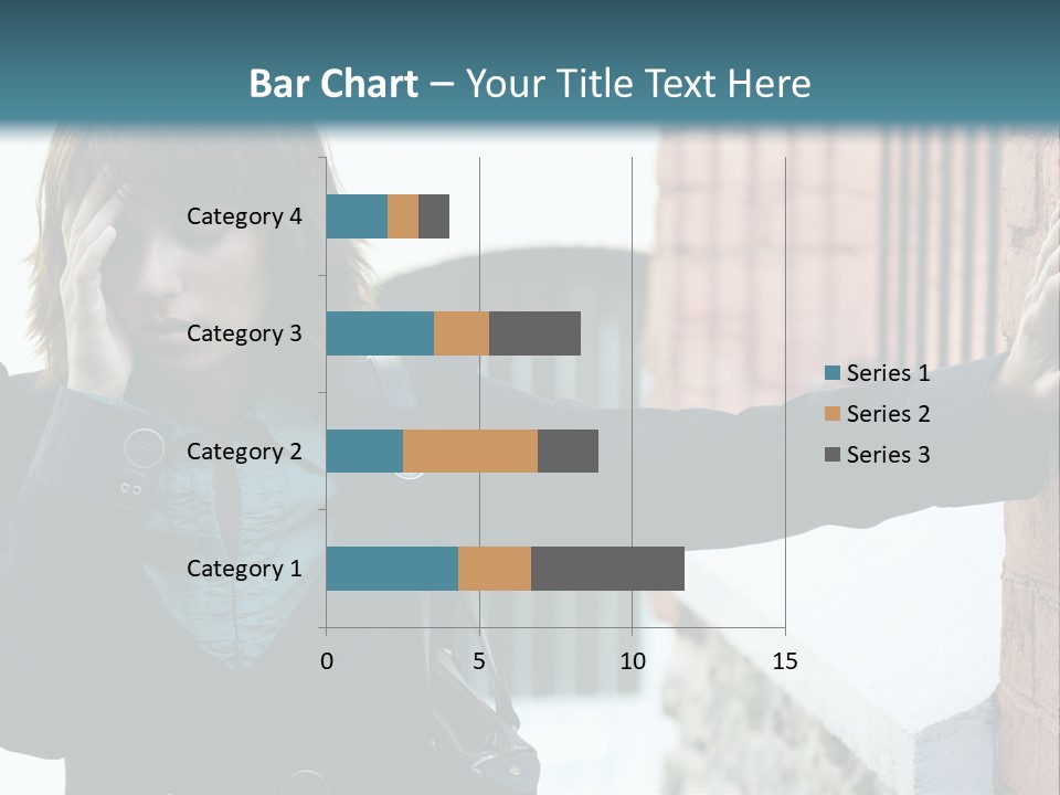 Old Human Pain PowerPoint Template