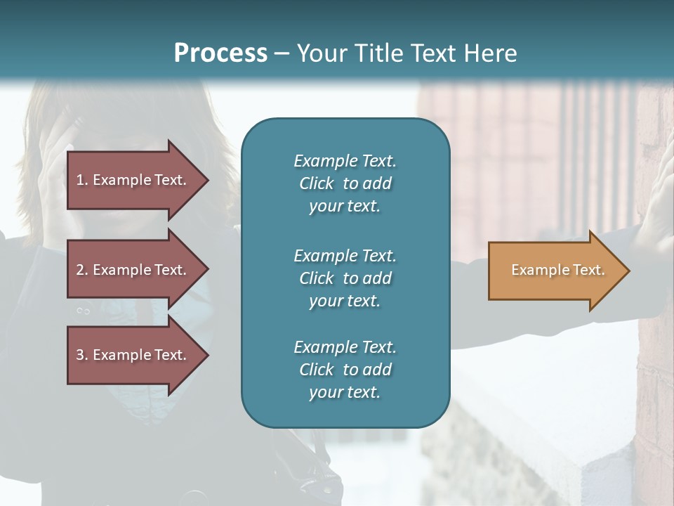 Old Human Pain PowerPoint Template