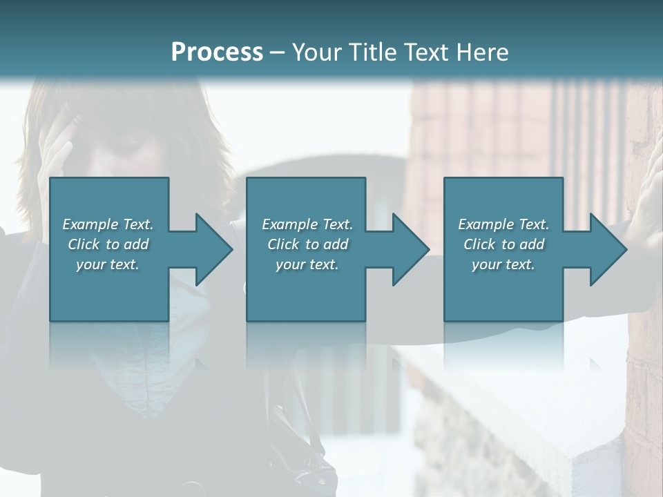 Old Human Pain PowerPoint Template