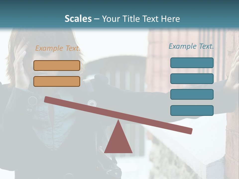 Old Human Pain PowerPoint Template
