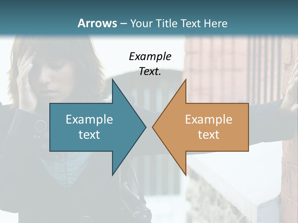 Old Human Pain PowerPoint Template