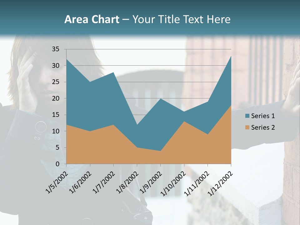 Old Human Pain PowerPoint Template