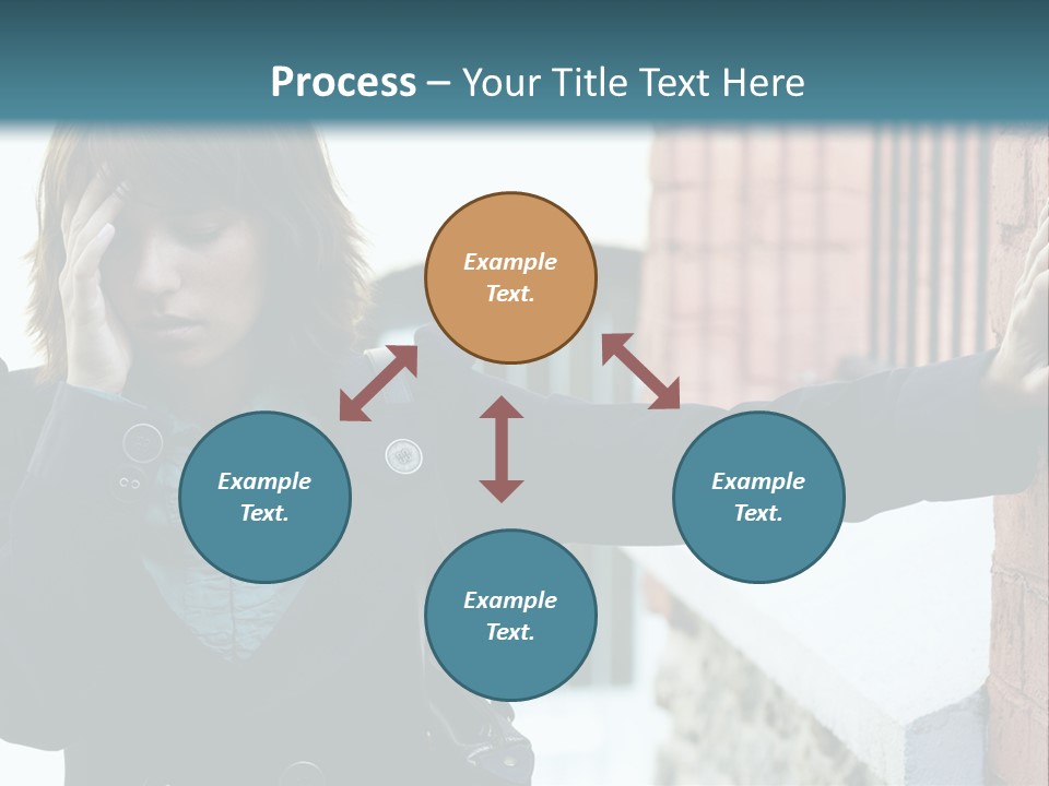 Old Human Pain PowerPoint Template
