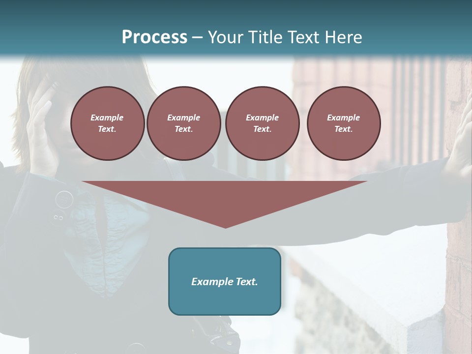 Old Human Pain PowerPoint Template