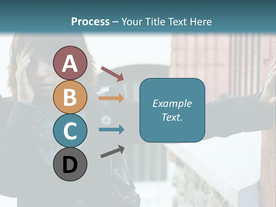 Old Human Pain PowerPoint Template