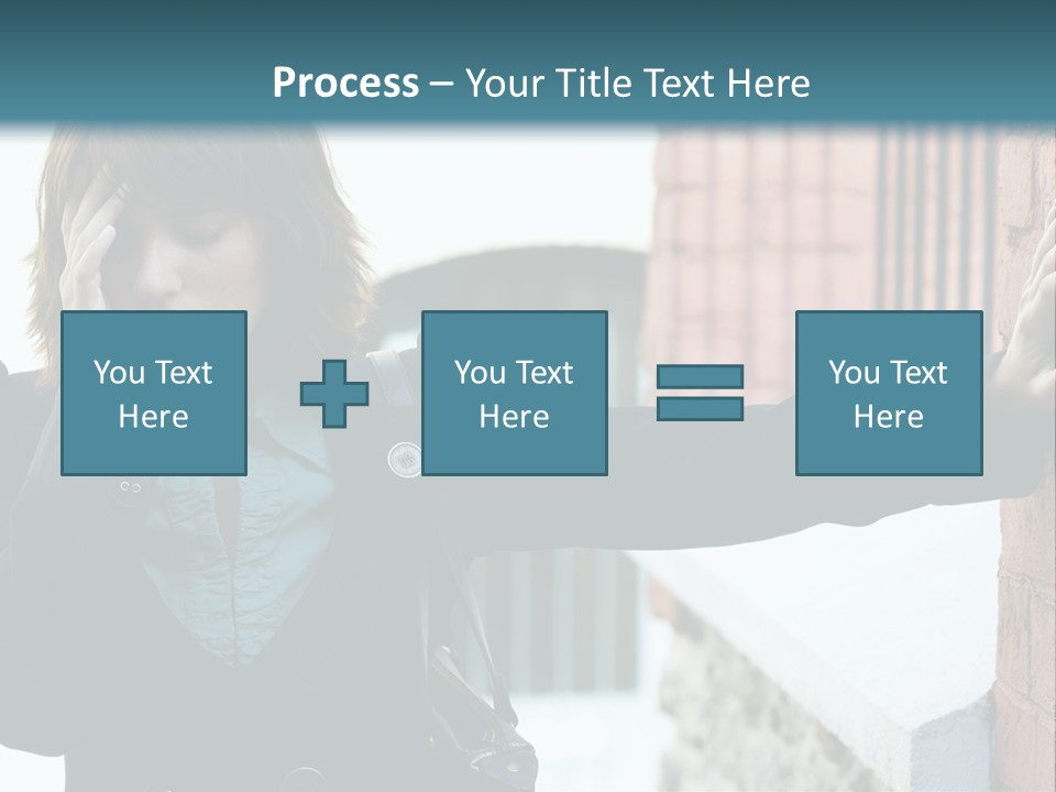 Old Human Pain PowerPoint Template