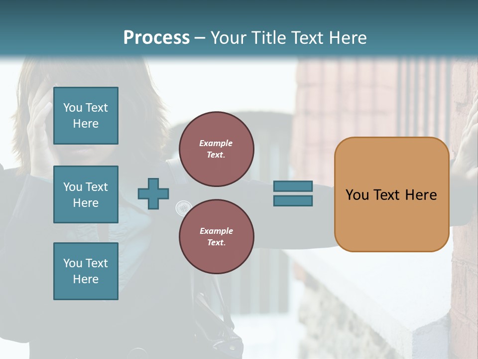 Old Human Pain PowerPoint Template