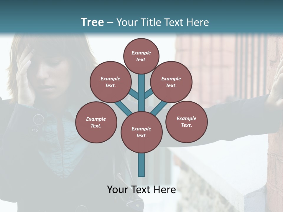 Old Human Pain PowerPoint Template