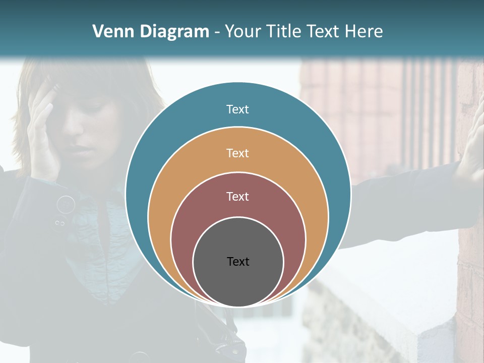 Old Human Pain PowerPoint Template