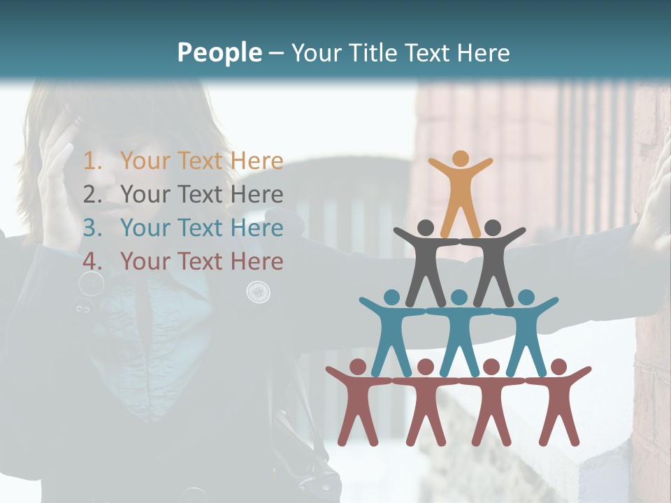 Old Human Pain PowerPoint Template