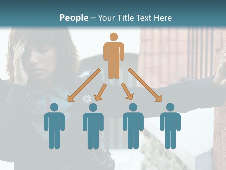 Old Human Pain PowerPoint Template