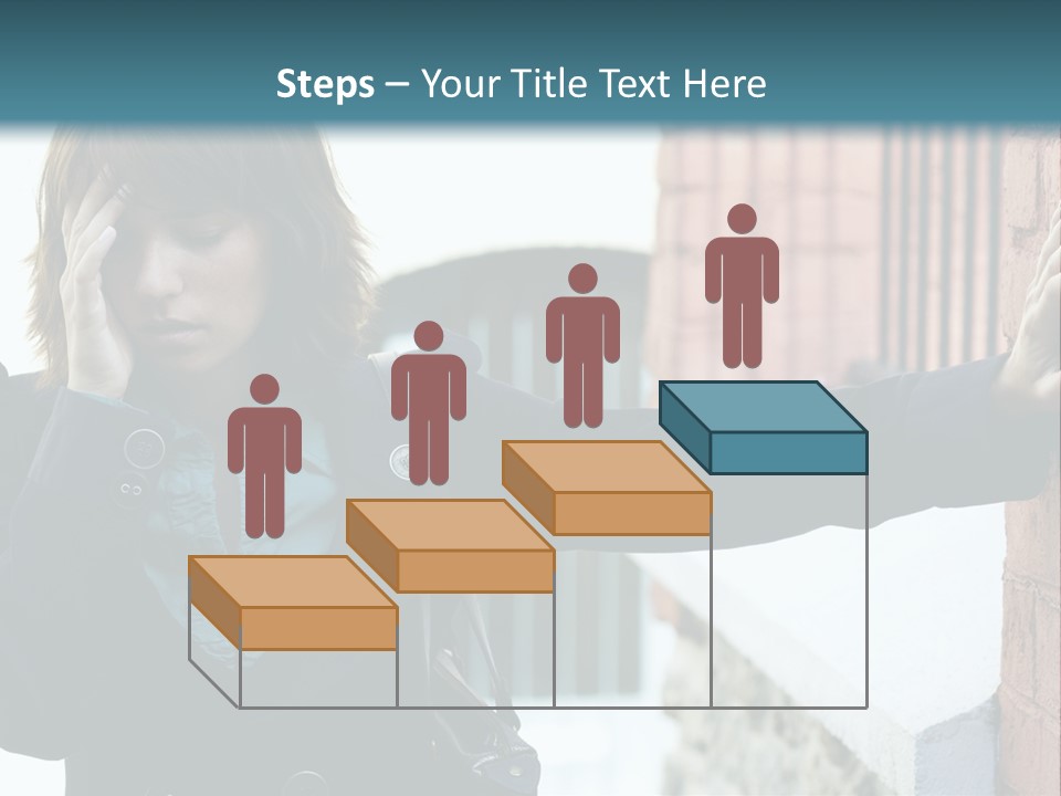 Old Human Pain PowerPoint Template