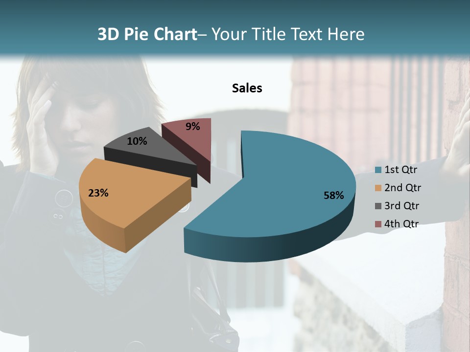 Old Human Pain PowerPoint Template
