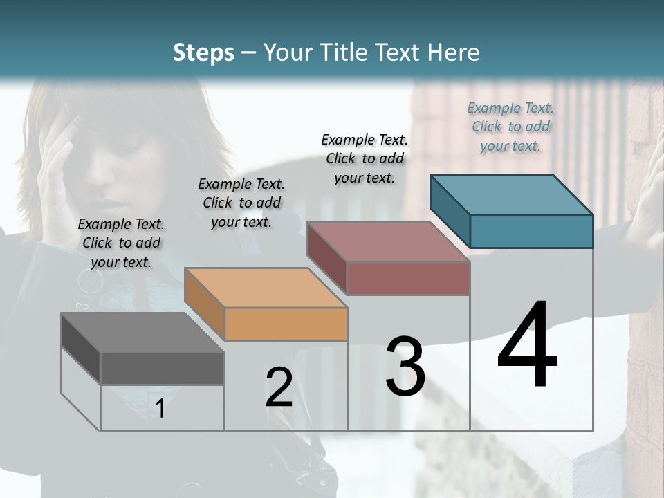 Old Human Pain PowerPoint Template