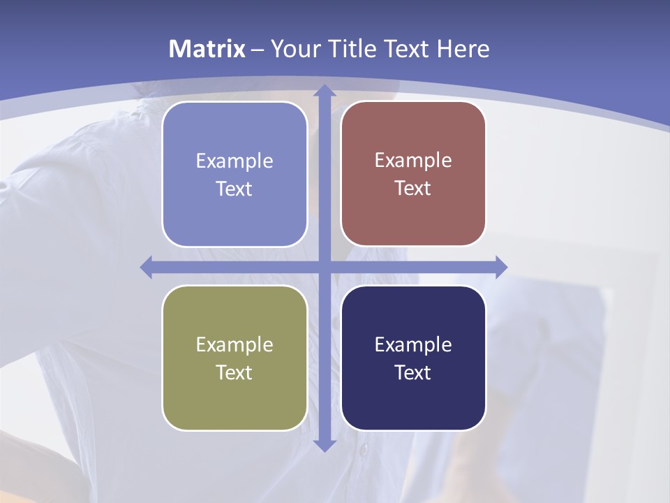 Old Human Pain PowerPoint Template