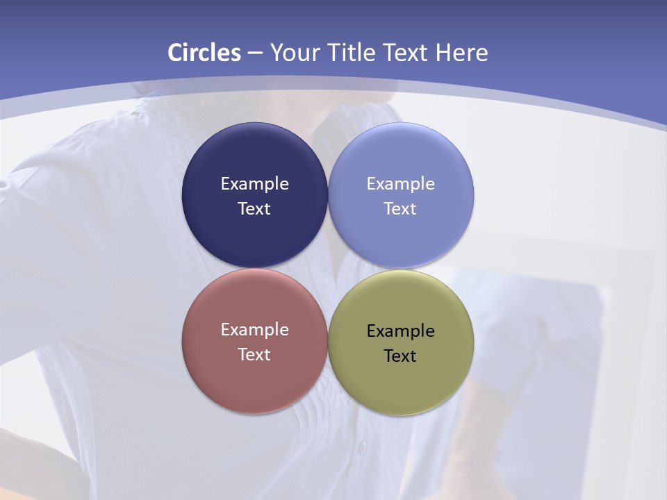 Old Human Pain PowerPoint Template