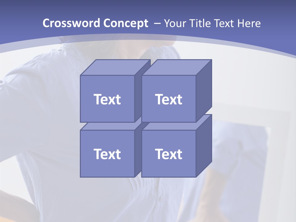 Old Human Pain PowerPoint Template