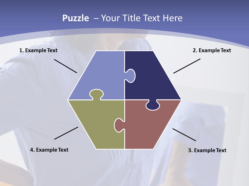 Old Human Pain PowerPoint Template