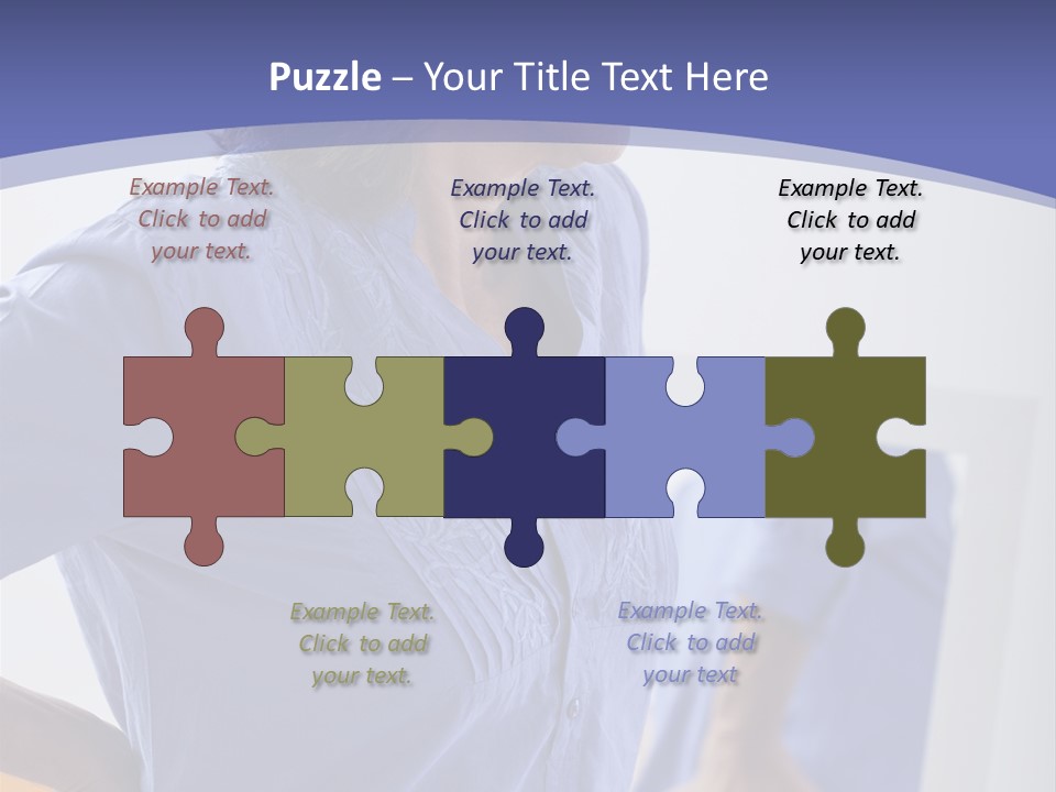 Old Human Pain PowerPoint Template