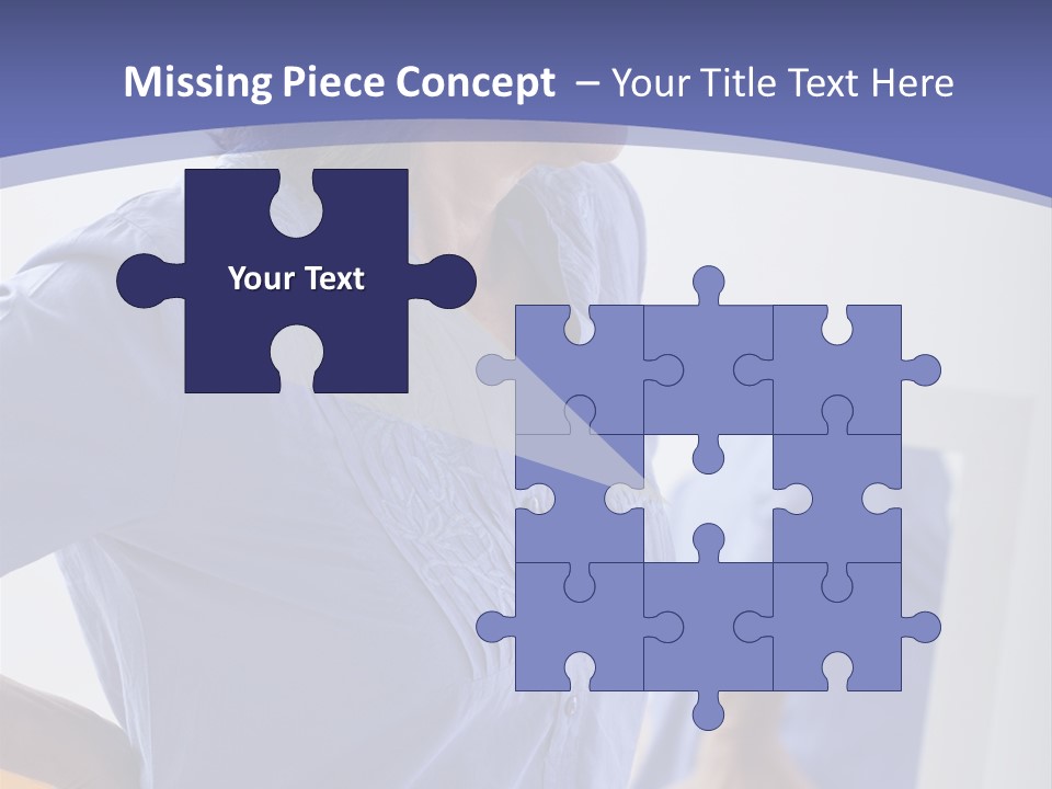 Old Human Pain PowerPoint Template