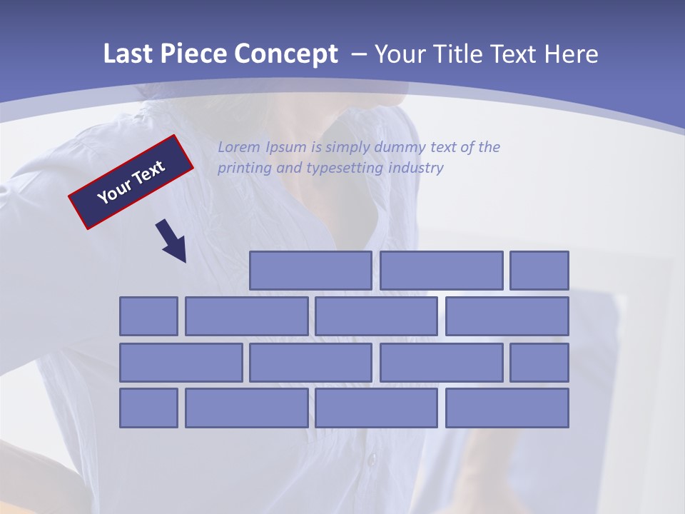 Old Human Pain PowerPoint Template