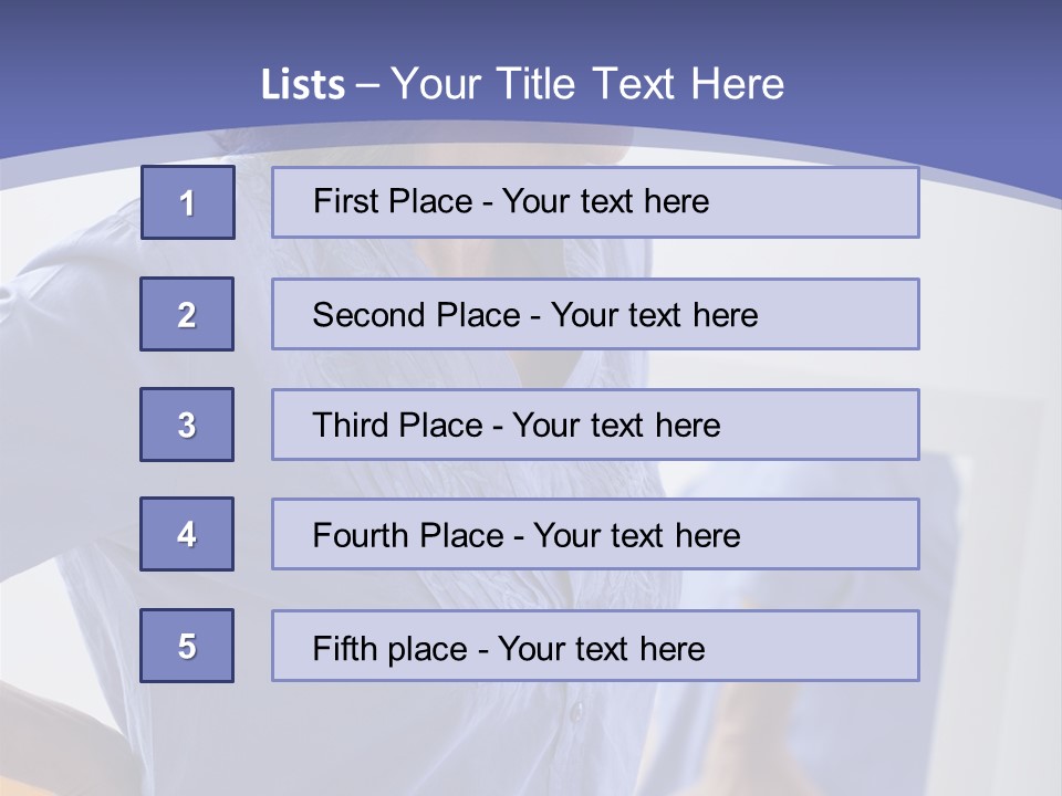Old Human Pain PowerPoint Template