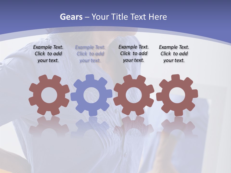 Old Human Pain PowerPoint Template