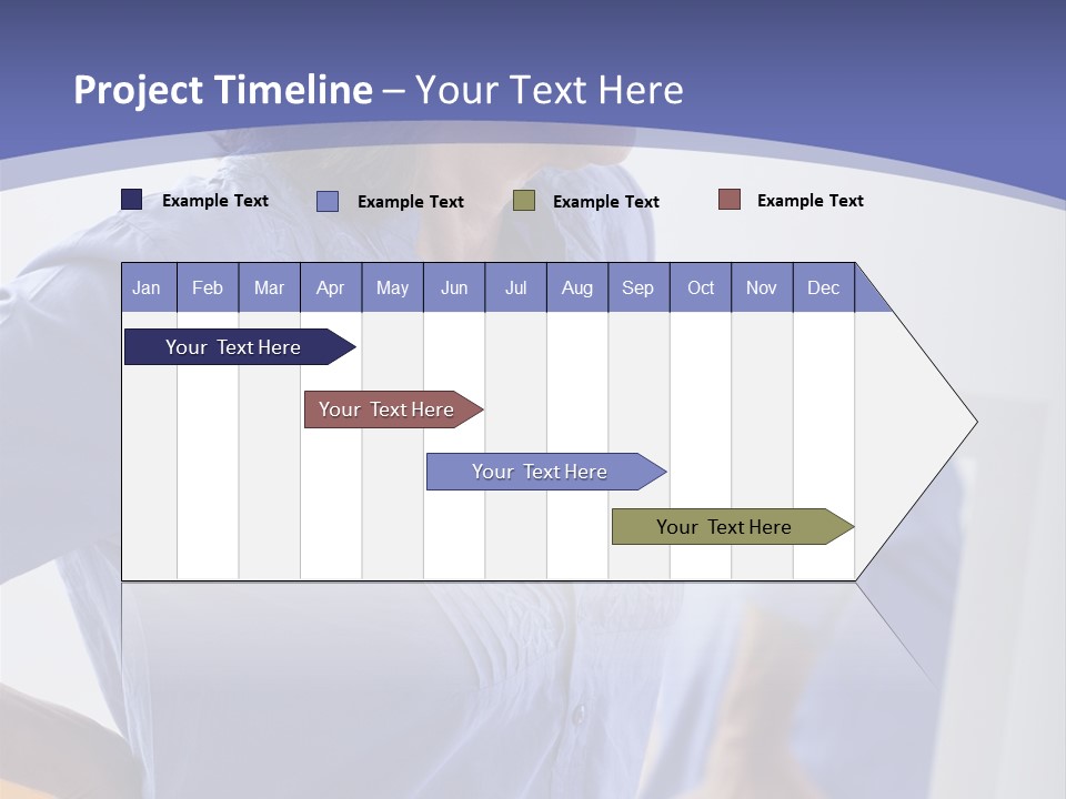 Old Human Pain PowerPoint Template