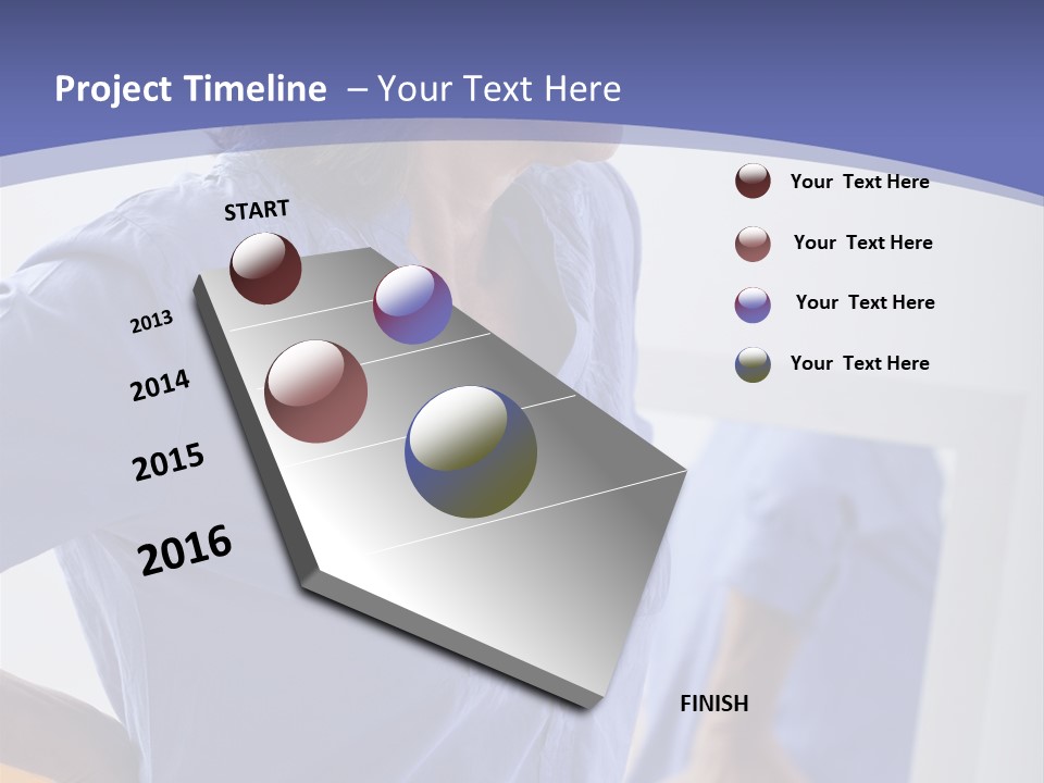 Old Human Pain PowerPoint Template