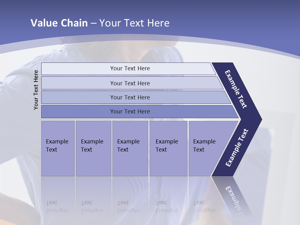Old Human Pain PowerPoint Template