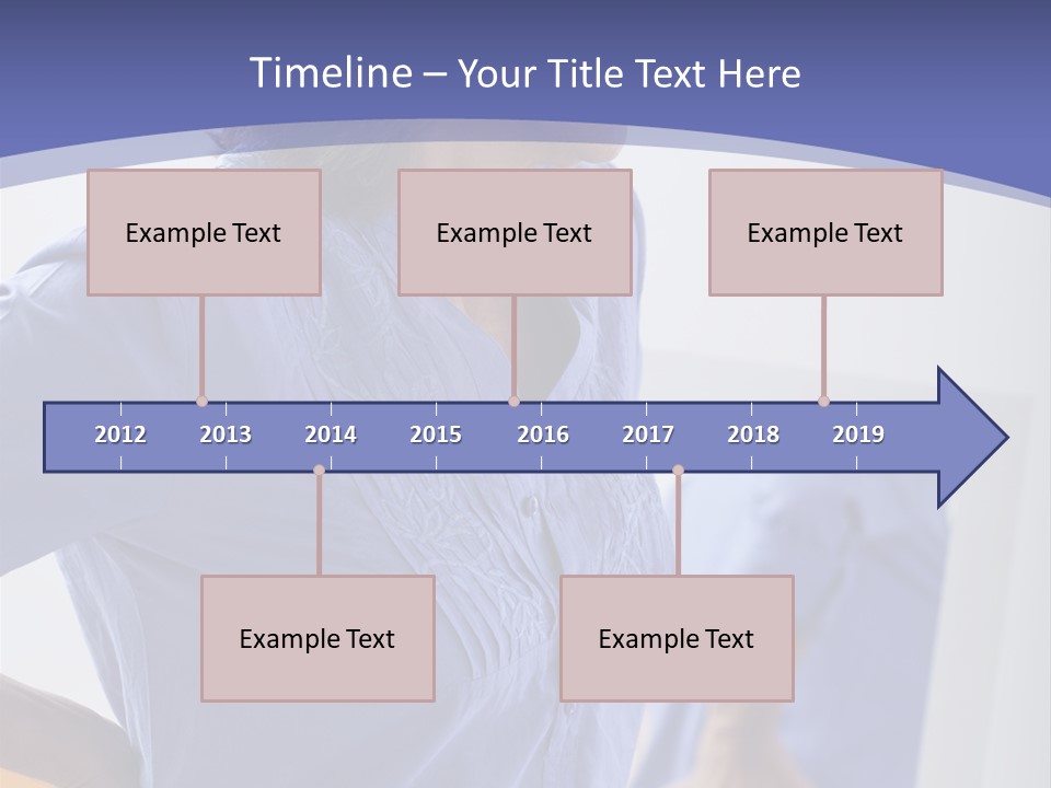 Old Human Pain PowerPoint Template