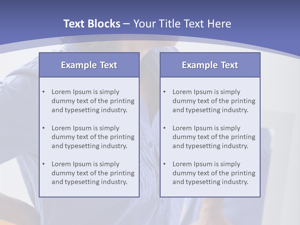 Old Human Pain PowerPoint Template