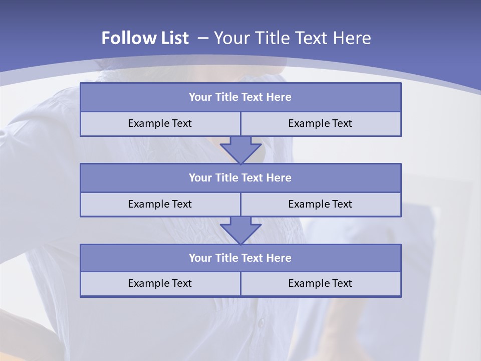 Old Human Pain PowerPoint Template
